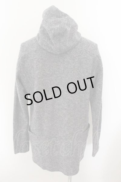 画像2: RIPVANWINKLE / CROSS NECK HOODIE パーカー  ブルーグレイ O-24-10-24-003-RI-to-YM-ZT289 (2)