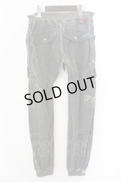 画像3: 14th Addiction / レオパードスウェットカーゴパンツ 1 グレー（ピグメント） O-24-10-24-032-14-pa-YM-OS (3)