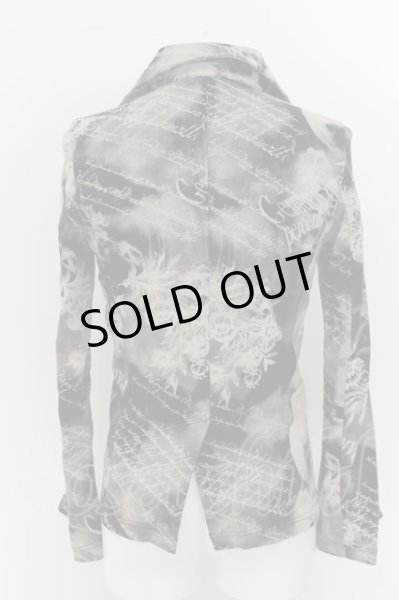 画像2: CIVARIZE / 総柄ポンチダブルジャケット 44 ブラックｘピンクベージュ系 O-24-07-26-035-CI-ja-YM-OS (2)