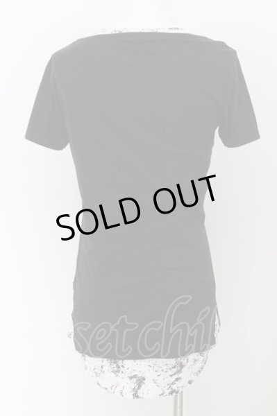 画像2: CIVARIZE / Corrupt スカルプリントTシャツ＆タンクトップ 44 ブラックｘホワイト O-24-07-26-044-CI-ts-YM-OS (2)