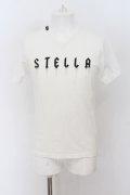 BUFFALO BOBS / STELLAラメプリントVネックTシャツ 1-2 ホワイト O-24-07-26-046-BU-ts-YM-ZT109