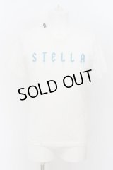BUFFALO BOBS / STELLAラメプリントVネックTシャツ 1-2 ホワイトｘブルー O-24-07-26-047-BU-ts-YM-ZT109