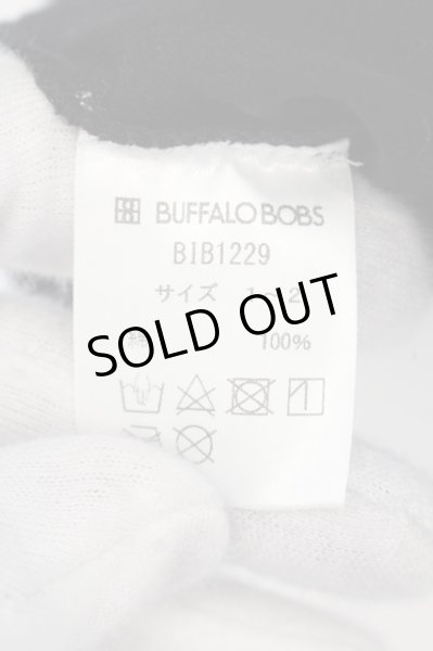画像3: BUFFALO BOBS / STELLAラメプリントVネックTシャツ 1-2 ブラック O-24-07-26-048-BU-ts-YM-ZT109 (3)