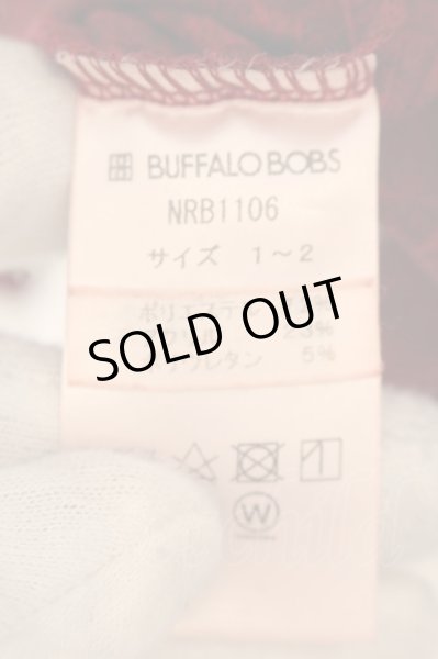 画像3: BUFFALO BOBS / ローンテレコVネックTシャツ 1-2 レッド O-24-07-26-049-BU-ts-YM-ZT109 (3)