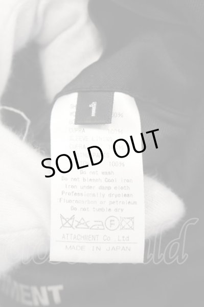 画像4: ATTACHMENT / ノッチドラペル2Bテーラードジャケット 1 ブラック O-24-07-26-052-AT-ja-YM-ZT109 (4)