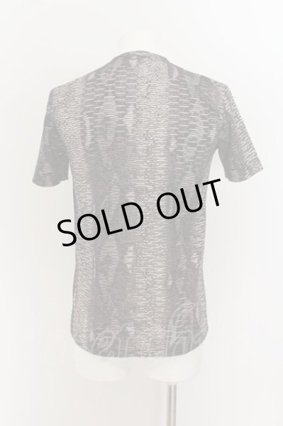 画像2: TORNADO MART / パイソンプリントタックJQ　Tシャツ M ボルドー O-24-07-26-025-TO-ts-YM-ZT173 (2)