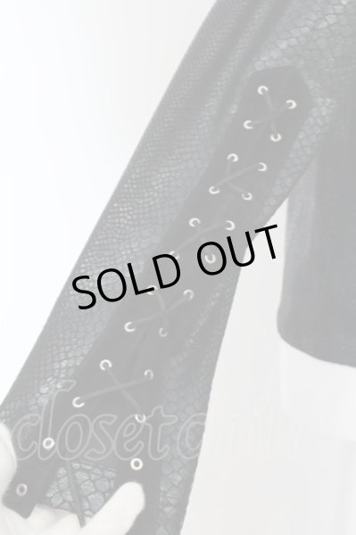 画像6: TORNADO MART / レースアップコーティングアニマルシャツ M ブラックメタル O-24-07-26-027-TO-sh-YM-ZT400 (6)