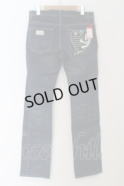 画像2: Roen / レオパードストレッチデニムパンツ 30 インディゴ O-24-07-27-030-Ro-pa-YM-OS (2)