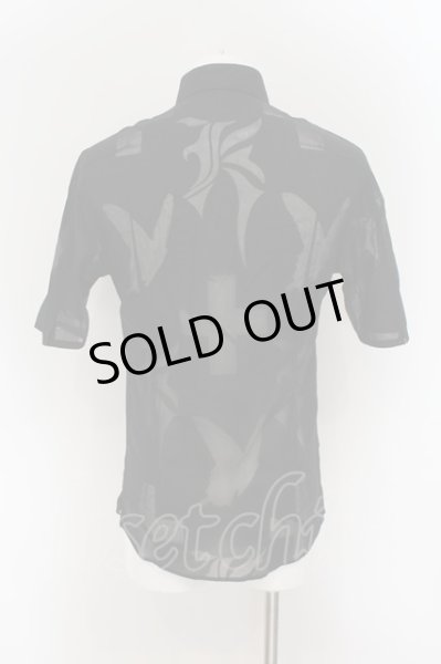 画像3: kiryuyrik / Opal Stoalシャツ S ブラック O-24-07-27-009-ki-sh-YM-ZT112 (3)