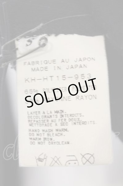 画像3: kiryuyrik / Shirring カットソー S ブラック O-24-07-27-010-ki-to-YM-ZT112 (3)