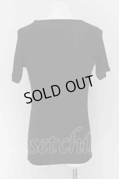 画像2: kiryuyrik / Drape Print Tシャツ S ブラック O-24-07-27-011-ki-to-YM-OS (2)