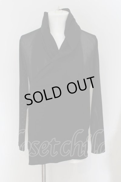 画像1: kiryuyrik / Mesh Hoodie カーディガン S ブラック O-24-07-27-015-ki-to-YM-ZT121 (1)