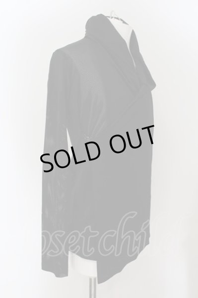 画像2: kiryuyrik / Mesh Hoodie カーディガン S ブラック O-24-07-27-015-ki-to-YM-ZT121 (2)