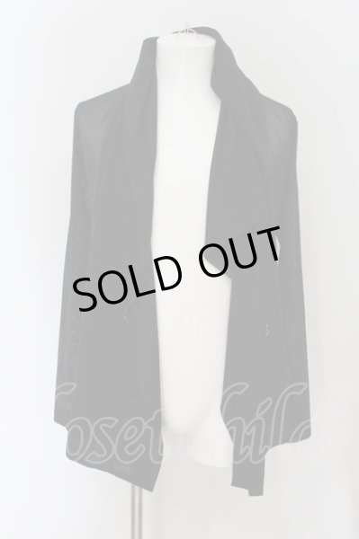 画像4: kiryuyrik / Mesh Hoodie カーディガン S ブラック O-24-07-27-015-ki-to-YM-ZT121 (4)