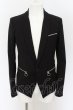 画像1: CIVARIZE / リングZIPテーラードジャケット 44 ブラック O-24-07-28-001-CI-ja-YM-ZS (1)