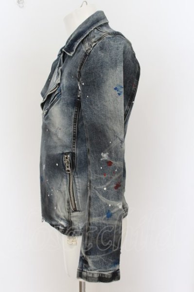 画像2: CIVARIZE / Transcend デニムライダース 44 インディゴ O-24-07-28-005-CI-ja-YM-ZT305 (2)