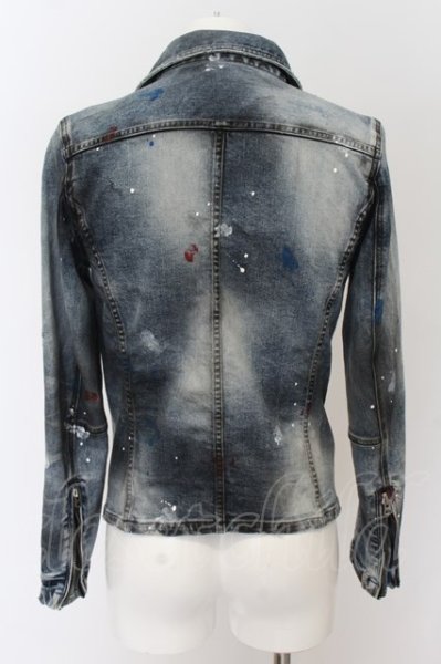 画像3: CIVARIZE / Transcend デニムライダース 44 インディゴ O-24-07-28-005-CI-ja-YM-ZT305 (3)