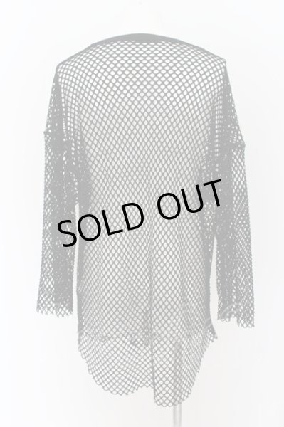 画像2: REFLEM / ビッグメッシュトップス  ブラック O-24-07-28-008-RE-to-YM-OS (2)