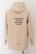 画像2: NIL DUE / NIL UN TOKYO / EMBROIDERY LOGO HOODIE　パーカー F サンドベージュ O-24-07-28-011-NI-to-YM-ZT110 (2)
