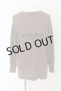 NIL DUE / NIL UN TOKYO / LONG SLEEVE EMBROIDERY TEE　カットソー F ディープカーキ O-24-07-28-012-NI-to-YM-ZT125