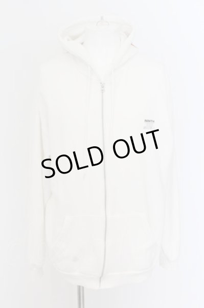 画像2: BLACK MORAL / NINTH　ZIPUP パーカー  ホワイト O-24-07-28-013-BL-to-YM-ZT111 (2)