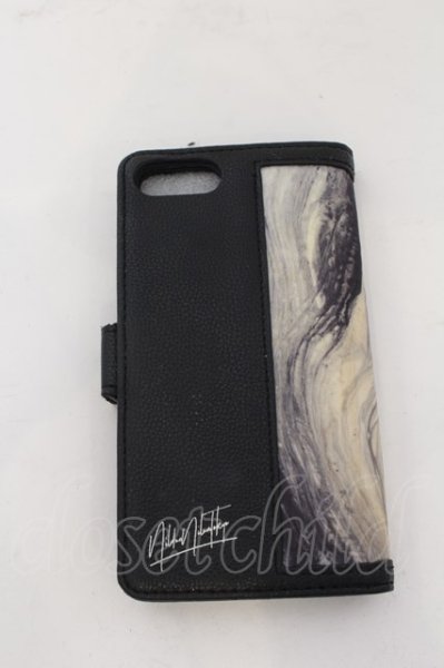 画像2: NIL DUE / NIL UN TOKYO / LEATHER MASKING IPHONE PLUS ケース マーブル O-24-07-28-021-NI-za-YM-ZT-MK001 (2)