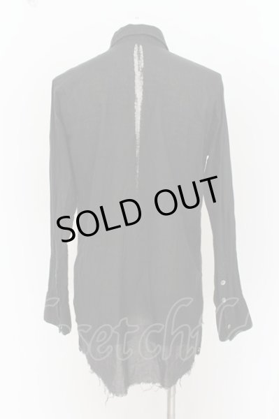 画像2: KMRii / Cotton Long シャツ 2 ブラック O-24-07-28-003-KM-sh-YM-OS (2)