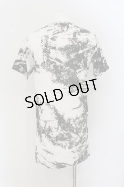 画像2: FUGA / 総柄ロングTシャツ 46 ホワイトｘブラック O-24-07-29-031-FU-ts-YM-OS (2)