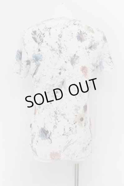 画像2: CIVARIZE / Suspicious 転写スカルフラワープリントTシャツ 44 ホワイト O-24-07-29-033-CI-ts-YM-OS (2)