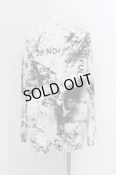 画像2: CIVARIZE / モノトーン総柄BIG カットソー F ブラックｘホワイト O-24-07-29-034-CI-to-YM-OS (2)