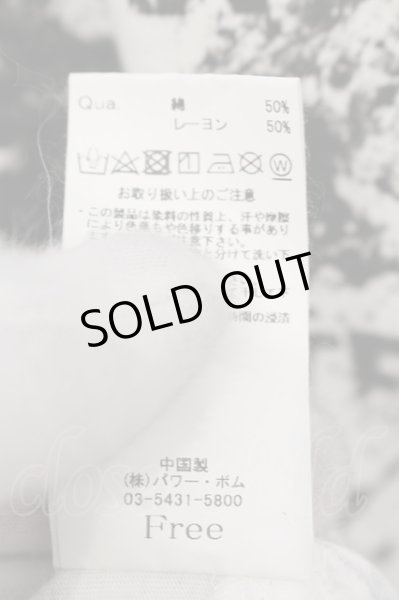 画像3: CIVARIZE / モノトーン総柄BIG カットソー F ブラックｘホワイト O-24-07-29-034-CI-to-YM-OS (3)