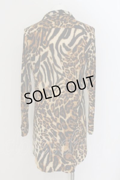 画像2: CIVARIZE / Addicted スムースロングシャツ 44 レオパード O-24-07-29-037-CI-sh-YM-ZT305 (2)