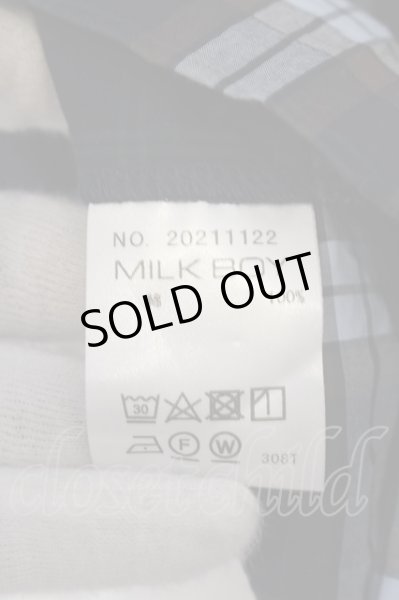 画像3: MILKBOY / GAUZE CHECKシャツ F グリーン O-24-07-29-039-MI-sh-YM-OS (3)