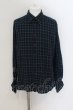 画像1: MILKBOY / BOX LONG SLEEVEシャツ  ネイビー O-24-07-29-040-MI-sh-YM-ZT505 (1)