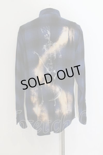 画像2: GUERNIKA / Custom Check Shirt  ブルー O-24-07-29-041-GU-sh-YM-OS (2)