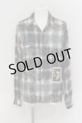 GUERNIKA / GRIM REAPER CHECK SHIRT M グレー O-24-07-29-044-GU-sh-YM-OS