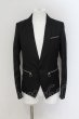 画像1: CIVARIZE / リングZIPテーラードジャケット 44 総柄ブラック O-24-07-29-054-CI-ja-YM-ZS (1)