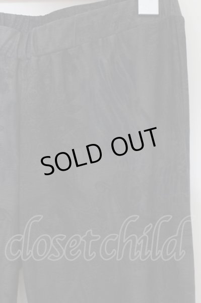 画像2: FUGA / シースルーペイズリーレギンス 44 グレー O-24-07-29-064-FU-pa-YM-ZT121 (2)