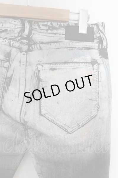 画像4: CIVARIZE / Grace箔加工スキニーデニムパンツ 42 シルバー O-24-07-29-066-CI-pa-YM-ZT029 (4)