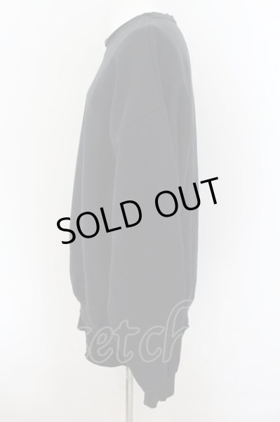 画像3: PROPA9ANDA / ワッフルレイヤースウェット L ブラック O-24-07-29-001-PR-to-YM-ZT061 (3)