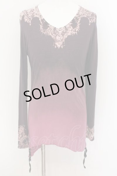 画像1: KMRii / Magnolia Gradation Long Sleeve　カットソー 1 パープル O-24-07-29-010-KM-to-YM-OS (1)