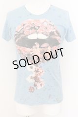 maxsix / Rip&Girl Tシャツ M ブルー O-24-07-29-014-ma-ts-YM-ZT121