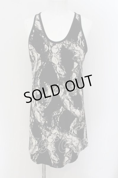 画像3: CIVARIZE / 蛇柄プリントタンクトップ＆LIPTシャツSET 46 ブラックｘホワイト O-24-07-29-018-CI-to-YM-OS (3)