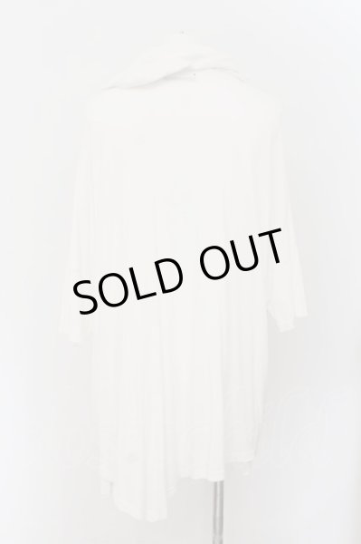 画像3: CIVARIZE / フード付きドルマンフードポンチョカットソー F ホワイト O-24-07-29-022-CI-to-YM-OS (3)