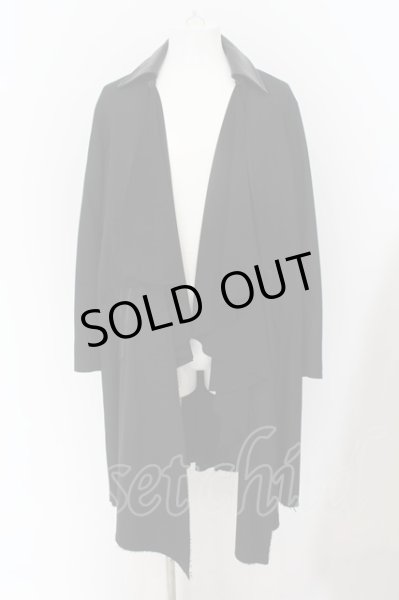 画像5: Roen / レイヤードレープコート M ブラック O-24-07-31-003-Ro-ja-YM-ZT226 (5)