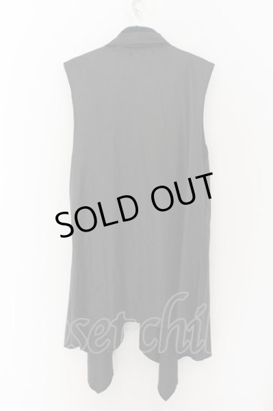 画像3: CIVARIZE / Aweフェイクスウェードノースリーブカーディガン 46 ブラック O-24-07-31-037-CI-to-YM-OS (3)