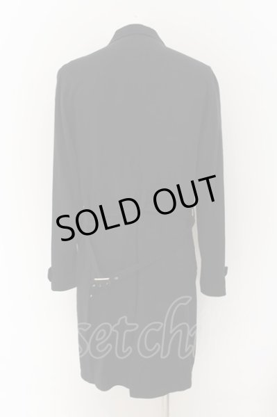 画像2: CIVARIZE / Lord ライダーストレンチコート 46 ブラック O-24-07-31-046-CI-ja-YM-OS (2)