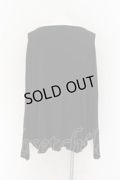 画像2: CIVARIZE / アップルアイズドルマンポンチョカットソー F ブラック O-24-07-31-050-CI-to-YM-OS (2)