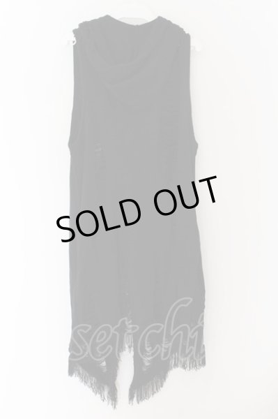 画像3: CIVARIZE / Devaste ニットノーススリーブパーカー 46 ブラック O-24-07-31-060-CI-to-YM-OS (3)