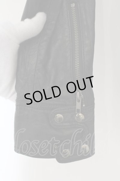 画像2: CIVARIZE / Allureガーゼレイヤードラムレザーシャツ 46 ブラック O-24-07-31-061-CI-sh-YM-OS (2)